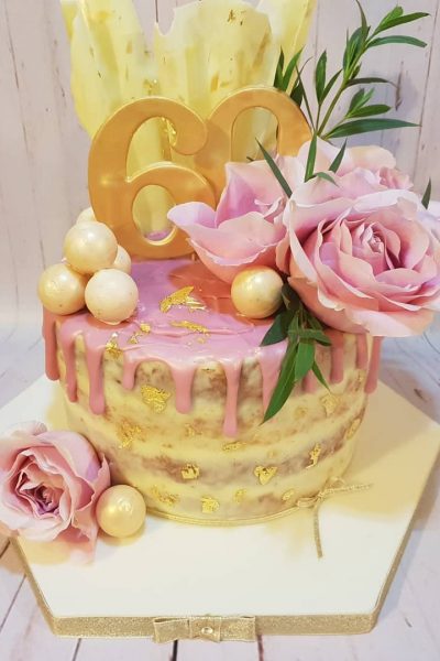 60th Birthday Custom Cake Southampton